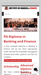 Mobile Screenshot of instituteofbanking.org